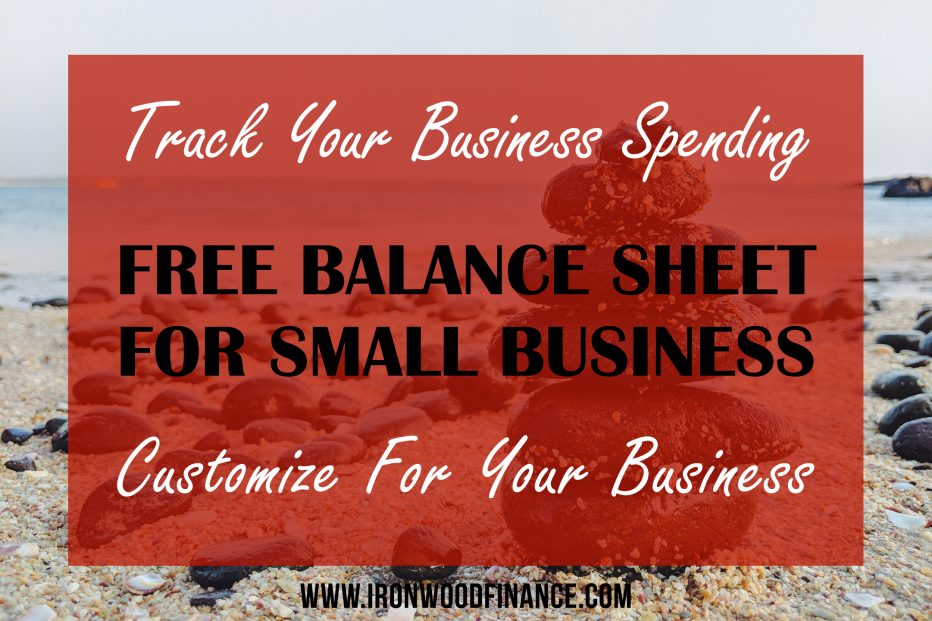 business balance sheet, free printable, track your spending, make more money, money tracker