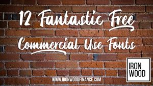 free commercial use fonts, ironwood finance, small business lending, funding, loan