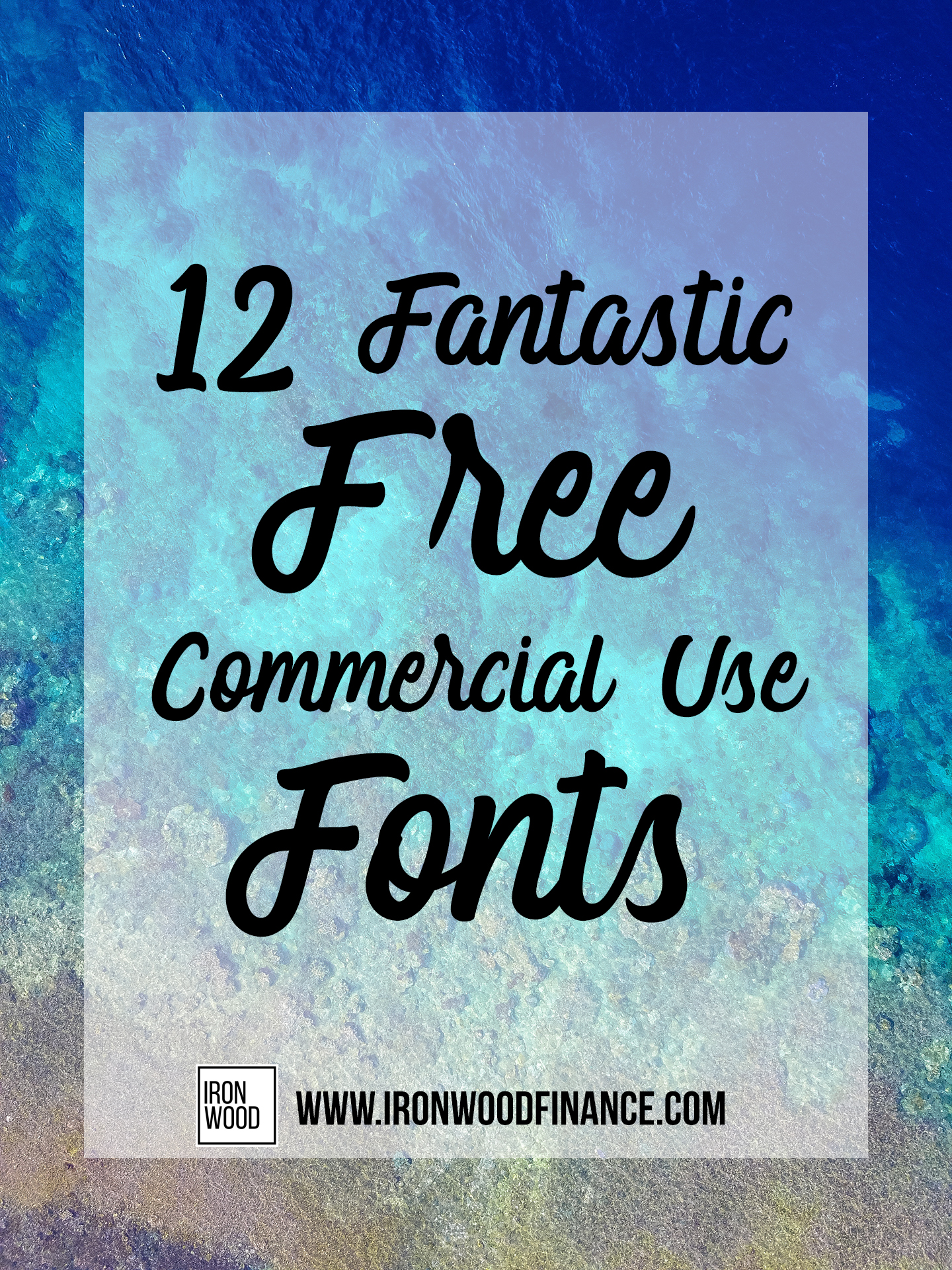 free commercial use fonts, ironwood, finance, lending, funding, small business, fonts
